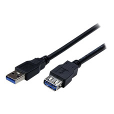 2m Black USB 3.0 Male to Female USB 3.0 Extension Cable A-A