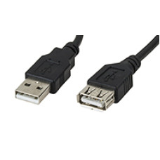 Cable USB 2.0 a Macho - USB 2.0 a Hembra 1.8mts XTC-301 - Xtech