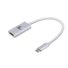 Adaptador USB-C macho a HDMI hembra blanco - Xtech