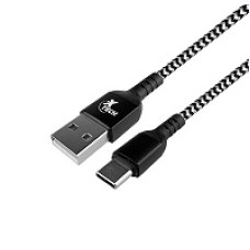 Xtech USB 2.0 A m to USB Type C m braided cable XTC-511