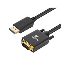Adaptador con Conector DisplayPort Macho a VGA Macho XTC-377 - Xtech