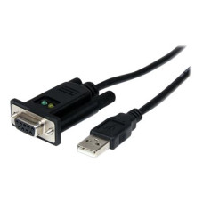 USB to Serial RS232 Adapter DB9 Serial DCE Adapter Cable with FTDI Null Modem USB 1.1 - StarTech.com