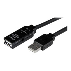Cable de 15mts Extensión Alargador USB 2.0 Activo Amplificado - Macho a Hembra USB A USB2AAEXT15M - Startech.com
