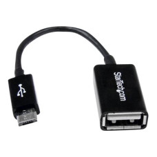 STR 5in Micro USB to USB OTG Host Adapter