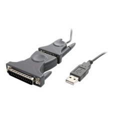 Cable Adaptador de 0,9m USB a Serial Serial DB9 DB25 RS232 - StarTech.com