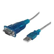 Cable Adaptador USB a Serial RS232 de 1 Puerto Serial DB9 - Macho a Macho ICUSB232V2 - StarTech.com