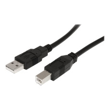 9 m / 30 ft Active USB A to B Cable M/M - Black USB 2.0 A to B Cord - Printer Cable - E - StarTech.com