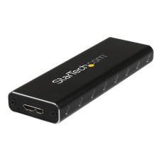 Adaptador SSD M.2 a USB 3.0 UASP con Carcasa Protectora - Conversor NGFF de Unidad SSD SM2NGFFMBU33 - StarTech.com