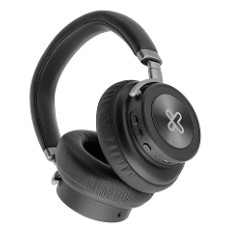 klipX audifono bluetooth on-ear negro plegable con estuche 