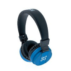 KX Headphones Wls-BT KWH-001BL On-ear 16Hrs Bluetooth Blue