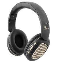 Xtech Audifonos bluetooth palladium negro dorado Vol/Mic 