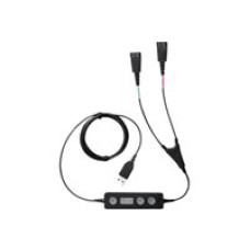 Jabra LINK 265 cable de supervisión de 2 QD a 1 USB
