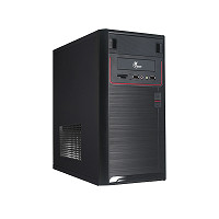 Chasis MICRO ATX con Unidad de Fuente de Alimentación 600W PS2/PS3 USB 2.0x2 + HD Audio 4 SLOT XTQ-100 - Xtech