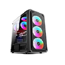 Morpheus Gabinete JX188-9 Gamer 3 Fan frontal RGB ATX 1 FT