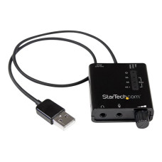 StarTech.com USB Stereo Audio Adapter Eternal Sound Card w/