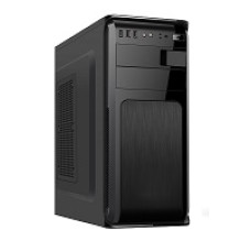 Xtech pc case ATX 600W ps black no logo XTQ-209