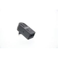 Protector de Voltaje 2 tomas CAP 1500W giratorio negro - Forza