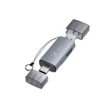 2 - in - 1 USB - C - USB3.0 OTG card reader SDmicroSD XTC - 581 - Xtech