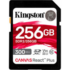 Tarjeta SD 256GB Clase 10 UHS 11 U3 V90 300/260MB/S SDR2/256GB - Kingston