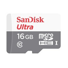 SanDisk MicroSDHC 16gb ULTRA Adapter USH-1 Android 80mbs