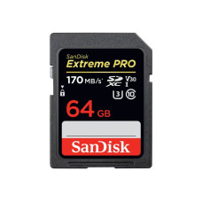 SanDisk SecureDigital 64GB ExtremePRO SDHC/SDXC 170Mbs C10