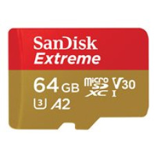 Tarjeta Extreme microSDHC con Adaptador Mobile 64GB 170Mb/s SDSQXAH-064G-GN6MA - SanDisk
