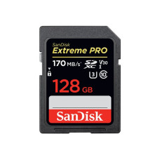 SanDisk SD 128GB Extreme PRO SDHC/SDXC USH-1 C10 170 MB/s
