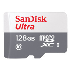 SanDisk MIcroSDXC 128gb ULTRA w/adap USH-1 C10 Android 100MB