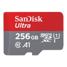 SanDisk MIcroSDXC 256gb w/adpt UHS-1 C10 A1 Android 120 mb/