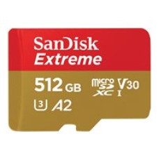 Tarjeta de Memoria Extreme microSD 512GB SDSQXAV-512G-GN6MA - SANDISK