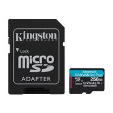 KNG 256GB microSD Canvas Go Plus 170/90MB/s Incluye Adaptad