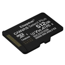 512MB microSD Canvas select plus 150MB - S incluye adaptad - Kingston