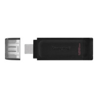 Pendrive 128GB USB-C DataTraveler 70 Tapa incluida Windows/Mac DT70/128GB - Kingston