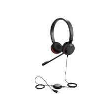 Jabra headet evolve 30 duo  MS/ USB, conector plug 3.5mm