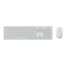 MS Kit de Teclado + Mouse Bluetooth Blanco Gris ESP