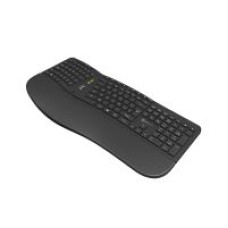 Teclado Inalámbrico Ergonómico Premium Negro KBK-530S - Klip Xtreme