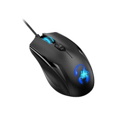 Genius mouse Ammox X1-600 7 color RGB LED alámbrico negro