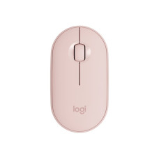 Logitech Pebble M350 Wireless Mouse rosa diseno delgado
