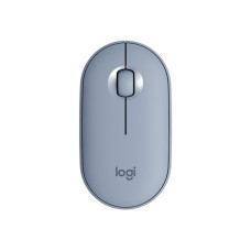 Logitech pebble M350 mouse inalambrico color azul gris