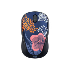 Logitech M317c Wireless Mouse Forest Floral AMR