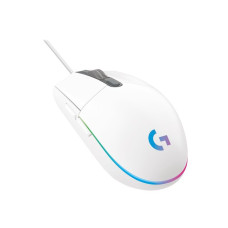 Logitech Mouse gaming G203 blanco 6 botones programables