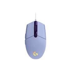 Logitech mouse G203 lightsync RGB USB lila 6 botones