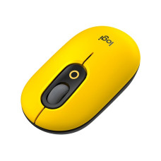 Logitech POP Mouse with emoji yellow