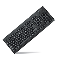 kns Teclado Antiderrame De Liquido USB Negro kns Teclado Antiderrame De Liquido USB Negro