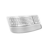 Teclado Ergonómico Inalámbrico Wave Keys Blanco Crudo 920-012279 - Logitech Teclado Ergonómico Inalámbrico Wave Keys Blanco Crudo 920-012279 - Logitech