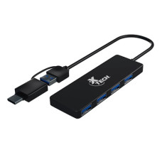 HUB USB de 4 puertos USB 3.0 XTC-390 - Xtech