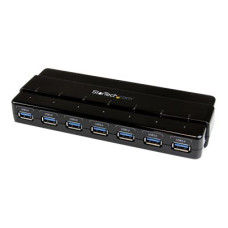 StarTech.com 7 Port USB 3.0 Hub  Up To 5 Gbps  7 x USB  Universal Multi Port USB Extender for Your D