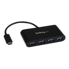 StarTech.com 4-Port USB-C Hub Portable USB-C to 4x USB-A Hub - Bus-Powered USB 3.1 Gen 1 Type-C Hub 