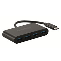 Hub Adaptador USB-C CH1200 4 Puertos 10Gb K33616WW - Kensington Hub Adaptador USB-C CH1200 4 Puertos 10Gb K33616WW - Kensington