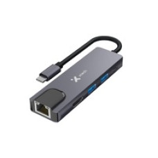 5 in 1 USB - C Hub HDMI Ethernet 2 USB PD XTC - 572 - Xtech